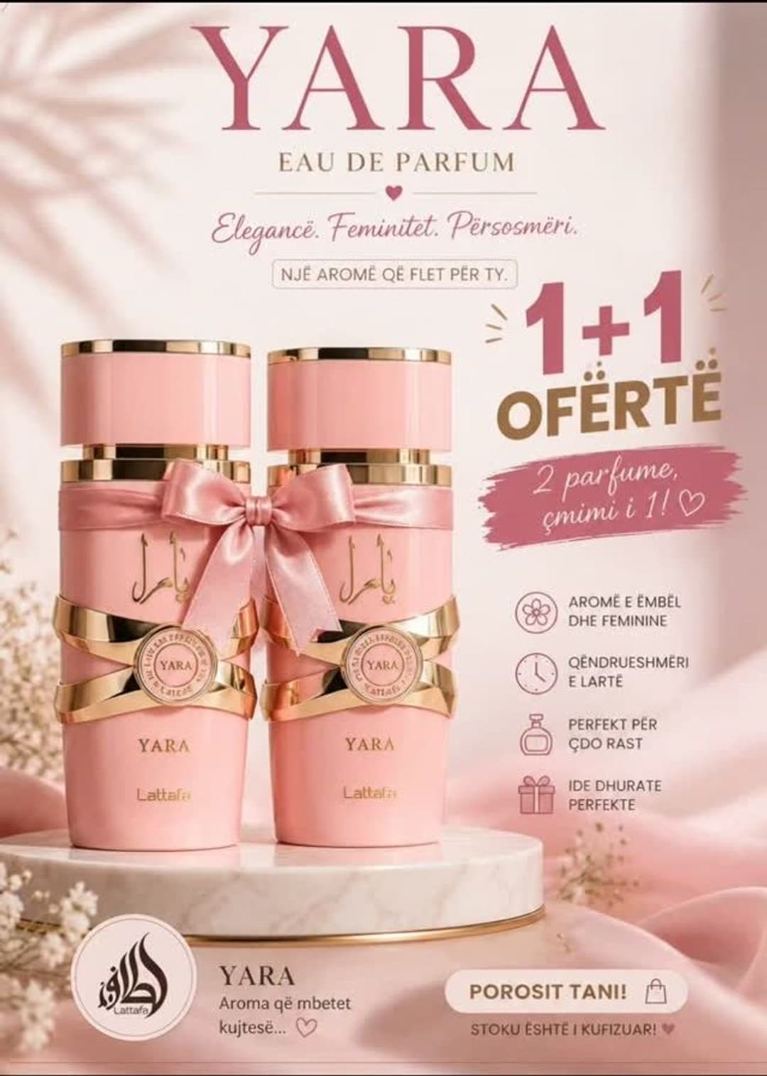Parfum Lattafa Yara, 100 ml – ofertë 2 parfume