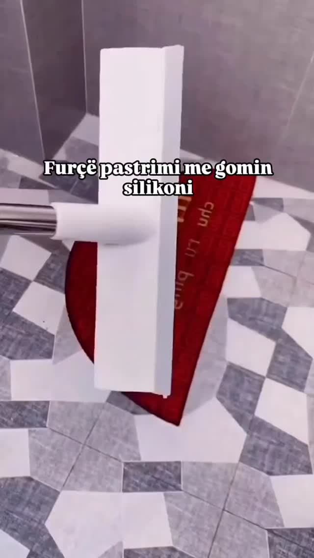 Furçë pastrimi me gomë silikoni dhe bisht inoks 115 cm