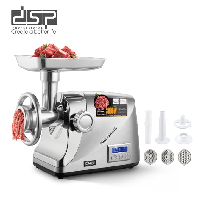 Grirëse Mishi Profesionale DSP KM5075 3000W me Display LCD dhe Funksion Auto-Reverse