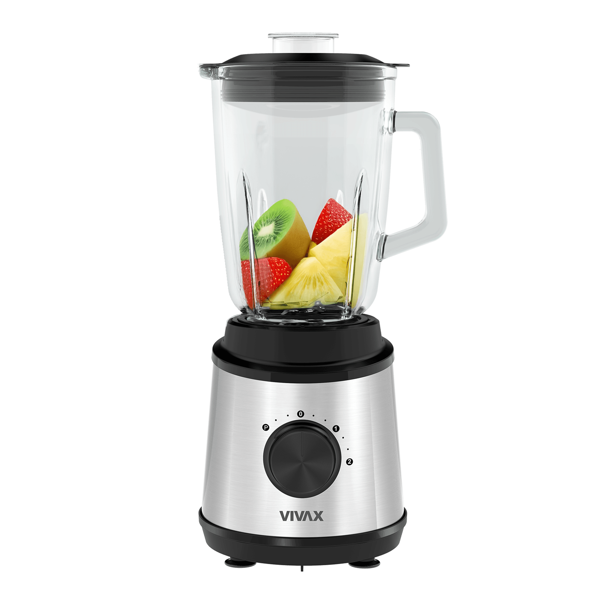 Blender VIVAX BL-800X 800W 1.5L me Gotë Qelqi dhe Veshje Inox