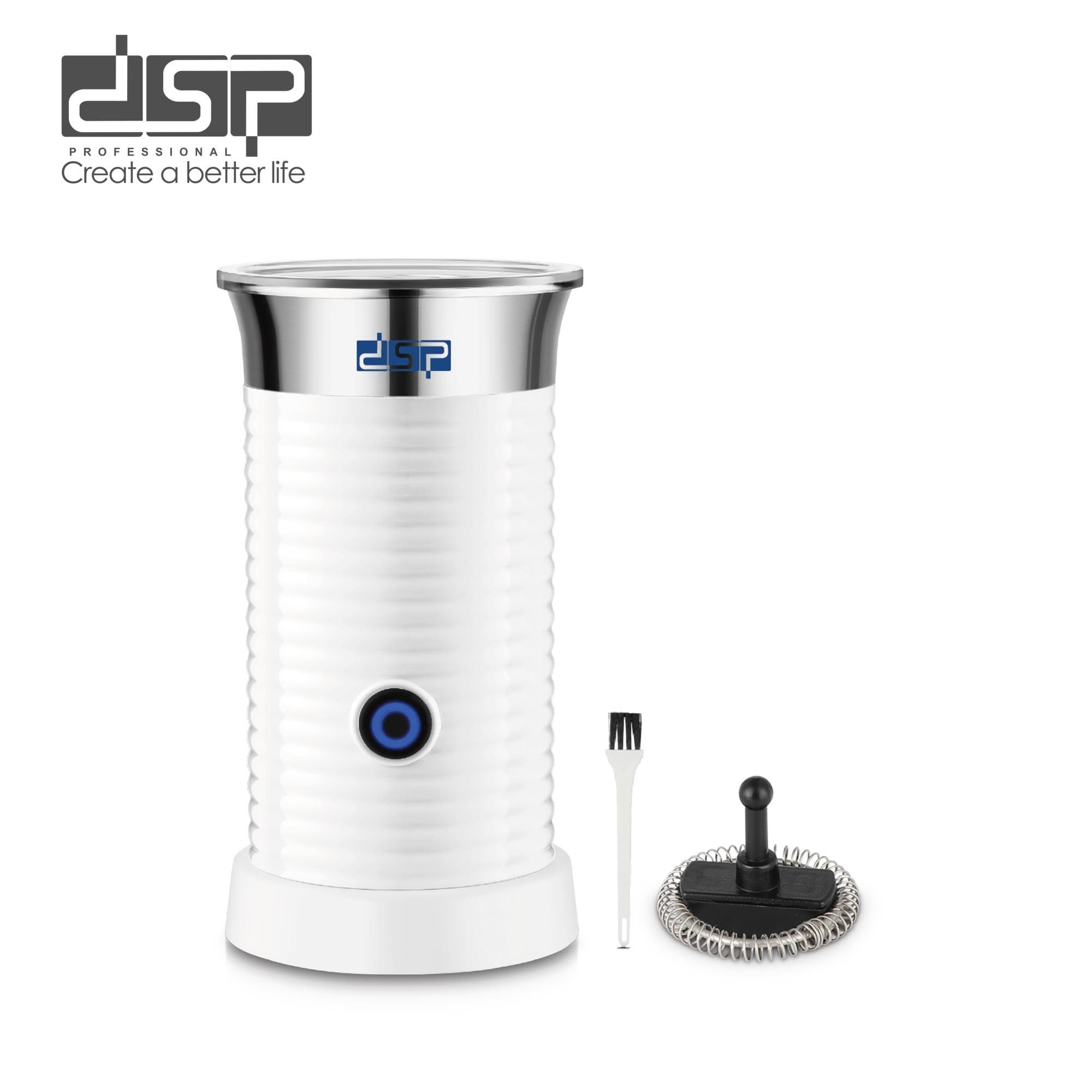 Pajisje për Shkumë Qumështi Elektrike DSP KA3143 – 550W, 250ml, Me Funksion Ngrohjeje dhe Ftohjeje