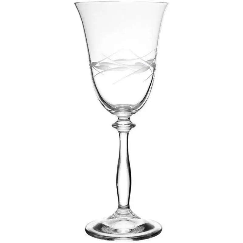 Dafne Gota Vere Te Kuqe Set 6CP 250ml Kristal Bohemia