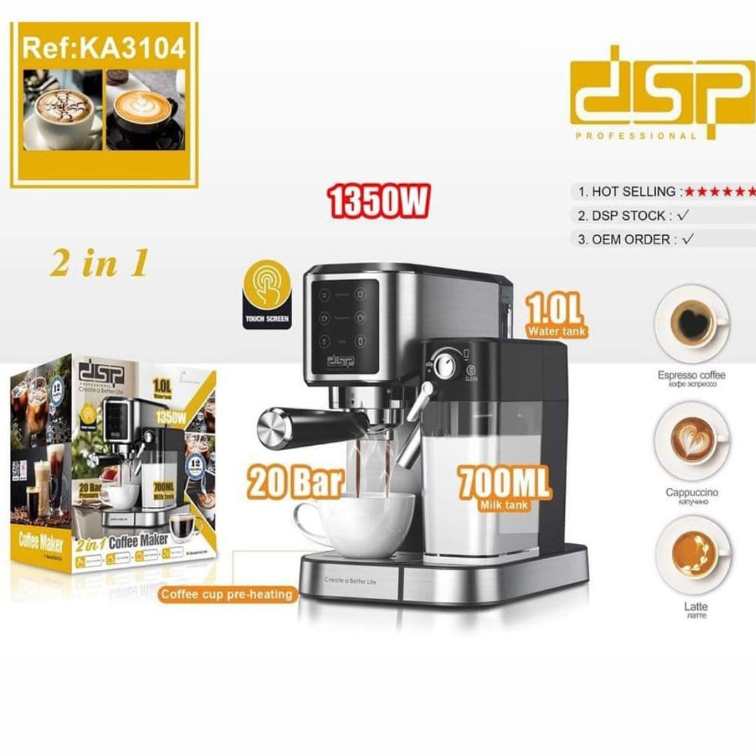 Ekspres dhe Makiato KA3104 1350W 20Bar DSP Professional
