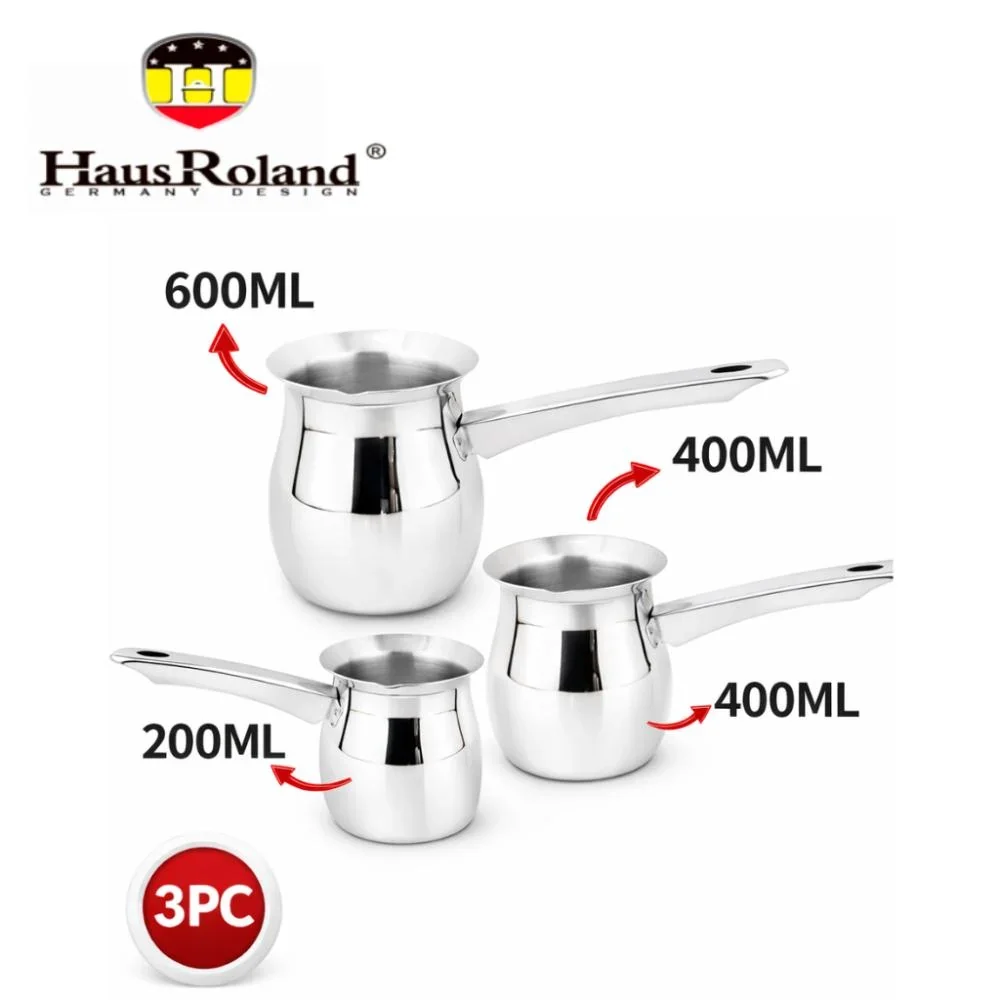 Set Xhezvesh për Kafe 3 Copë Inoks | Induksion