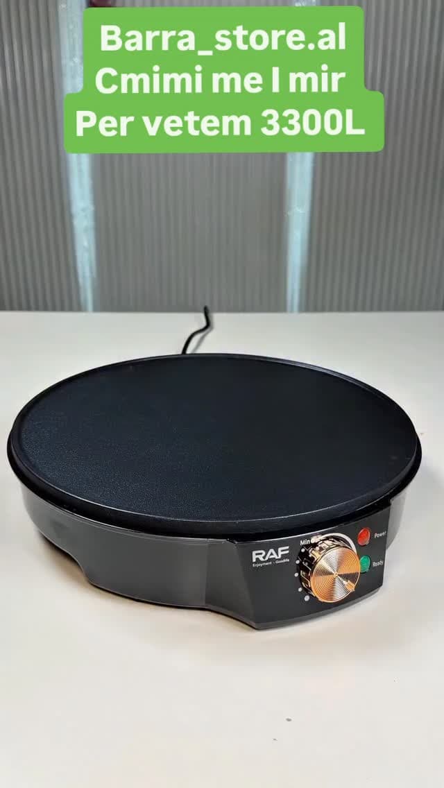 Pllakë elektrike për krepa dhe pite Raf, 30 cm, 1200 W