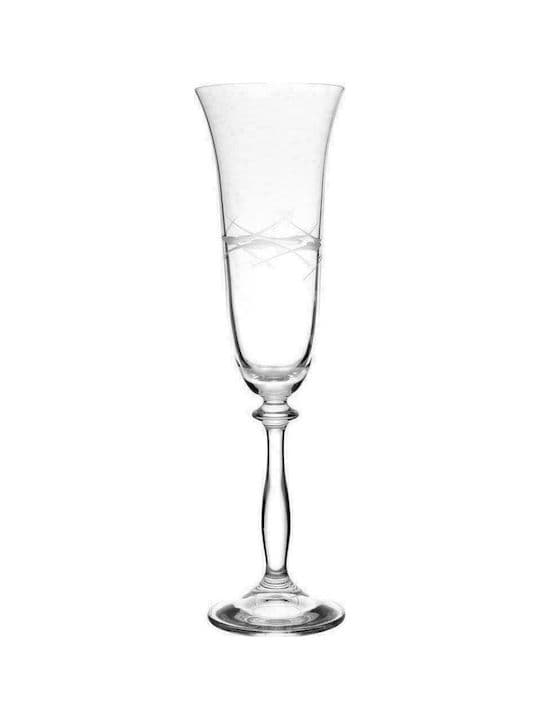 Dafne Gota Shampanje Set 6CP 190ml Kristal Bohemia
