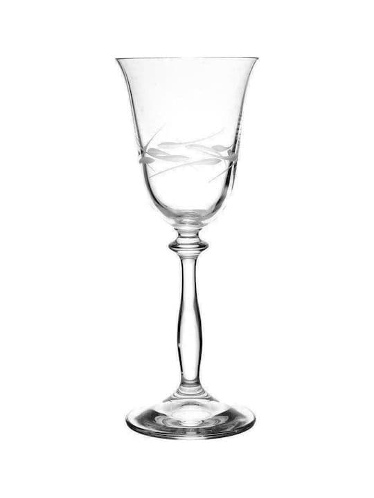 Dafne Gota Vere Te Bardhe Set 6CP 180ml Kristal Bohemia
