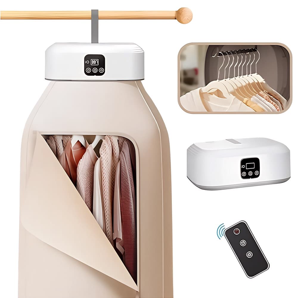 Tharëse Rrobash Portative DSP KD6026 600W me Funksion UV dhe Kontroll Dixhital