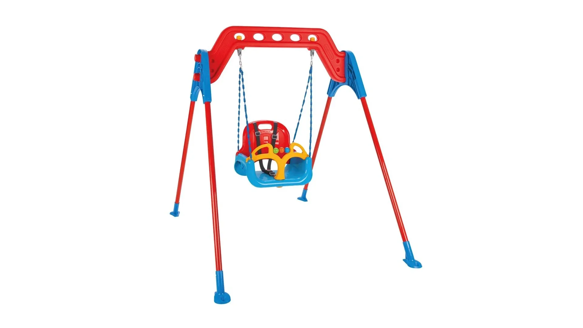 Set Lëkundjeje për Fëmijë Samba A-Frame me Zinxhir – 3 në 1