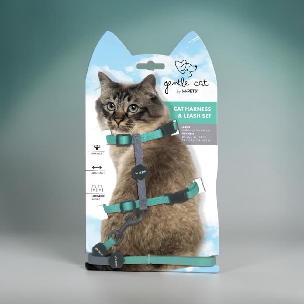 Set rrip dhe zinxhir për mace «Gentle Cat» – M-PETS