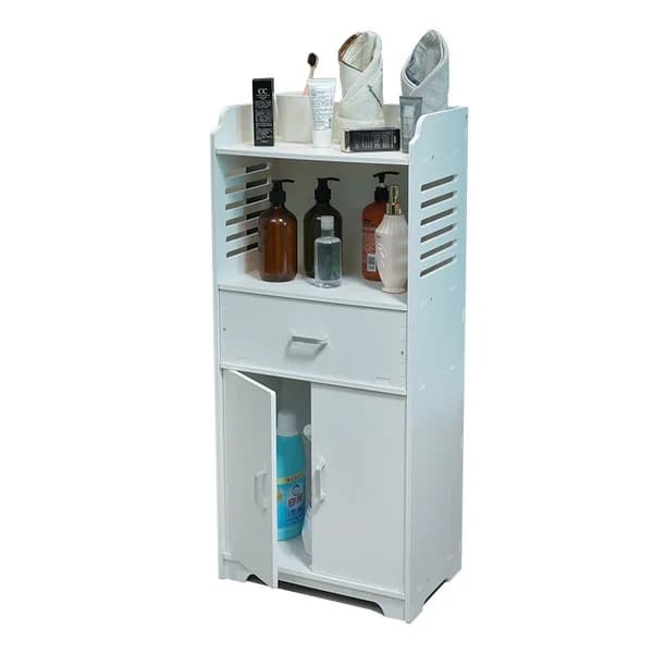 Organizues PVC Tualeti 95×43.5×6cm | E Bardhë | Raft Mbi Tualet | Pa Montim