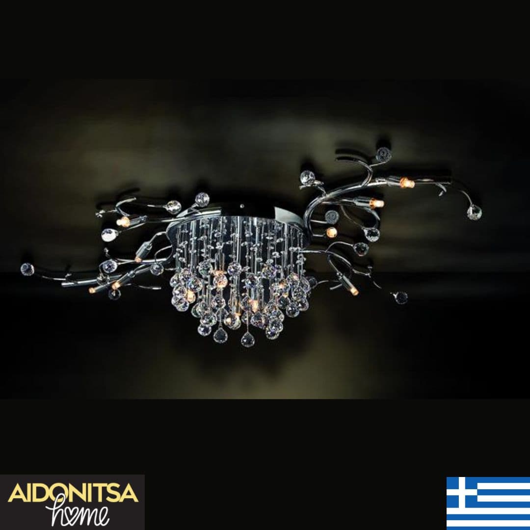 Abazhur Tavani Kristali 1729 10xG9 Llampa LED