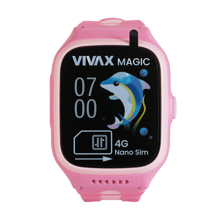 Orë Smart për Fëmijë VIVAX Magic 4G – Pink Magjike, GPS & IPX7