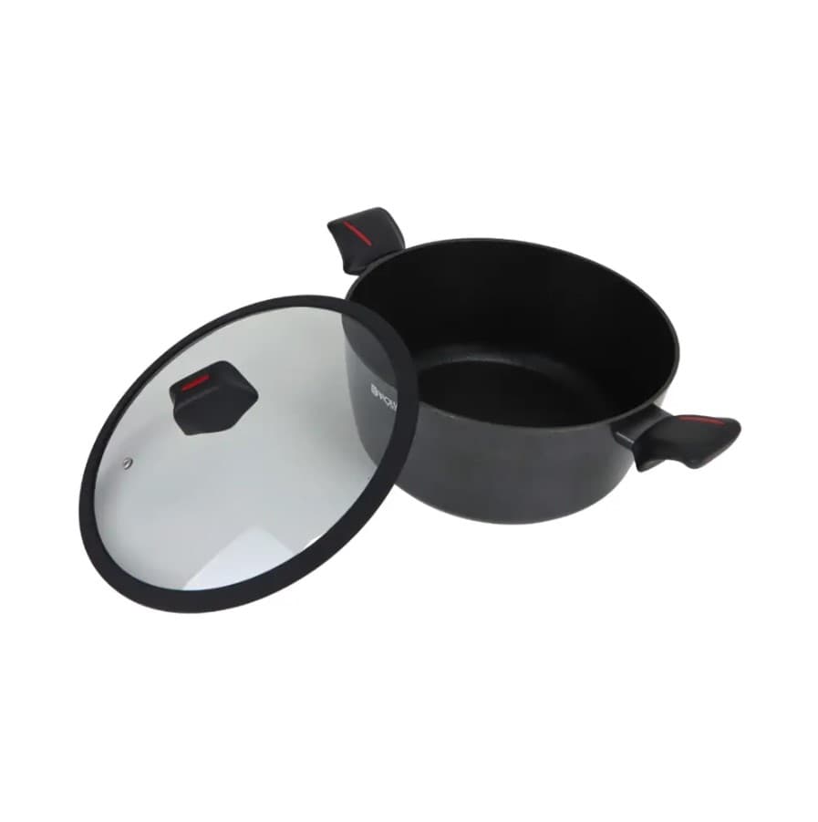 Baroly ED138103 Tenxhere Jongjitese Me Kapak Xham/Silikon 22cm