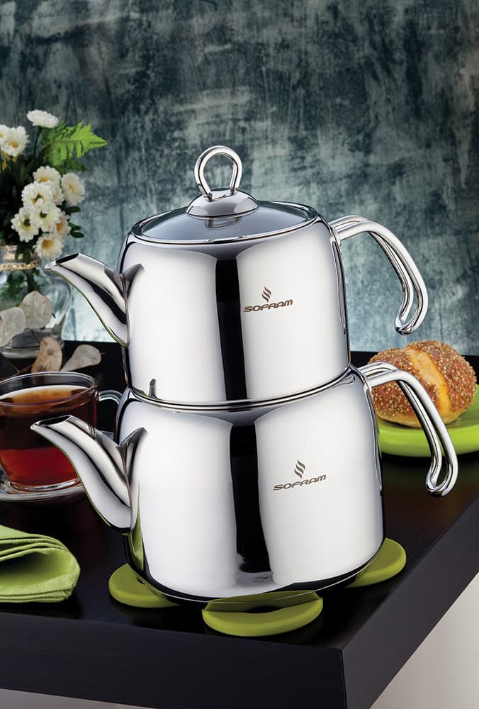 Cajnik/Ibrik Dysh Inoksi Ushqimor Premium 1.2+2.3L