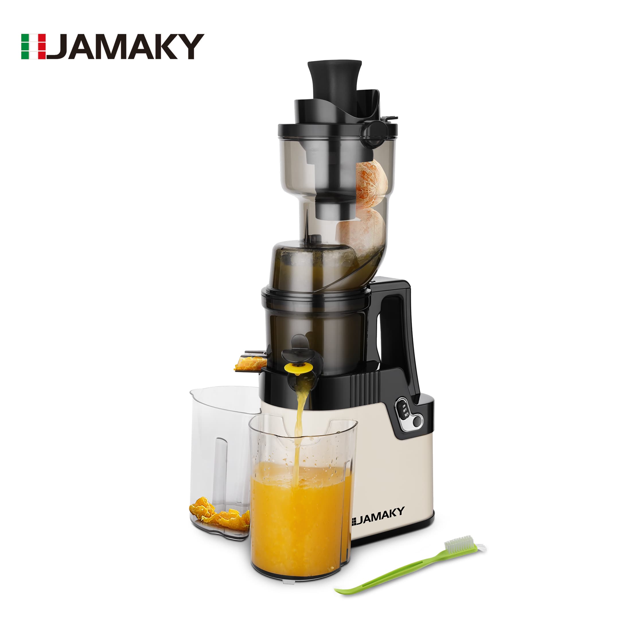 Shtrydhëse frutash jamaky JMK4018 me shtypje slow juicer, 250W, 95RPM