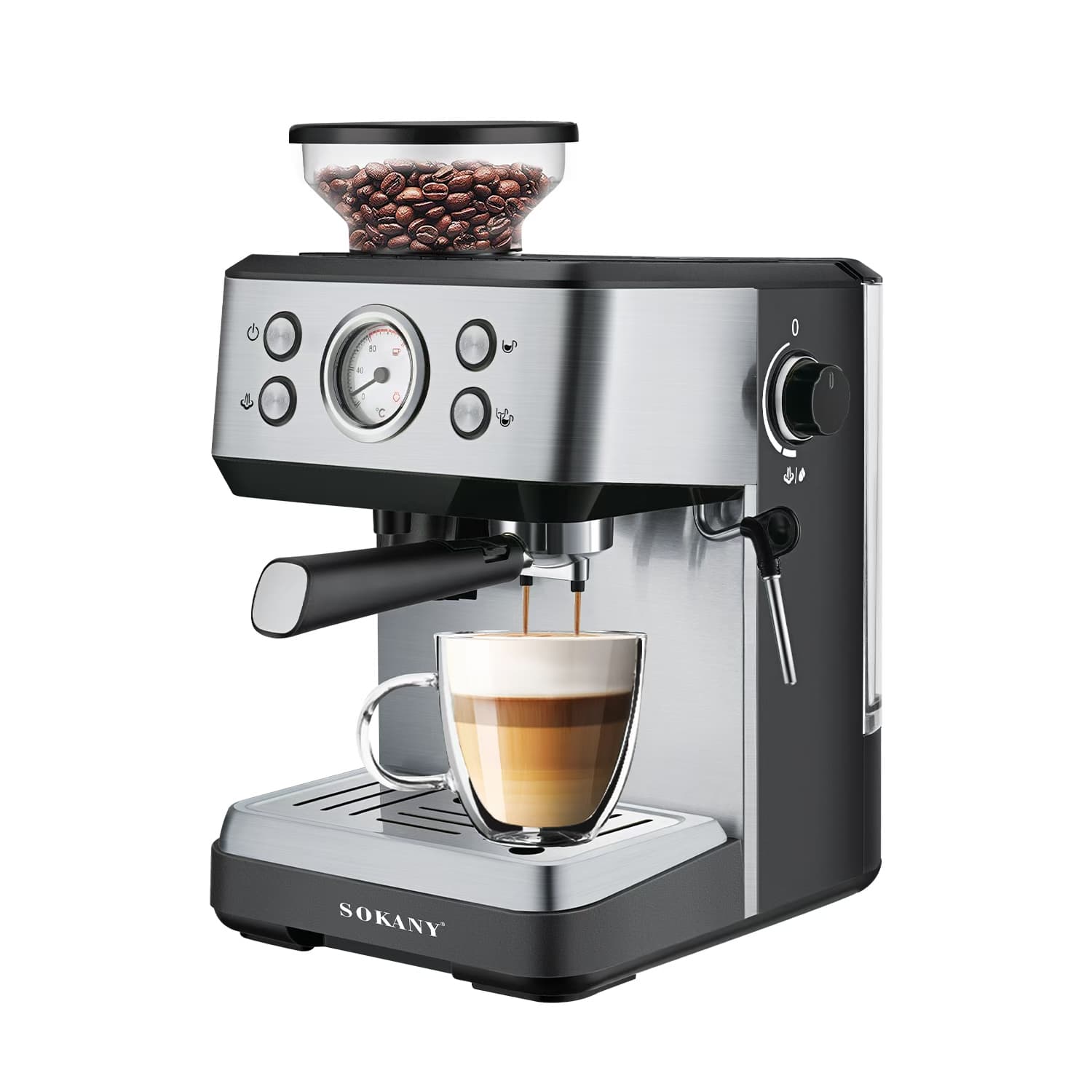 Ekspres Kafe me Mulli Sokany IG-SK77 Pressure 20 Bars