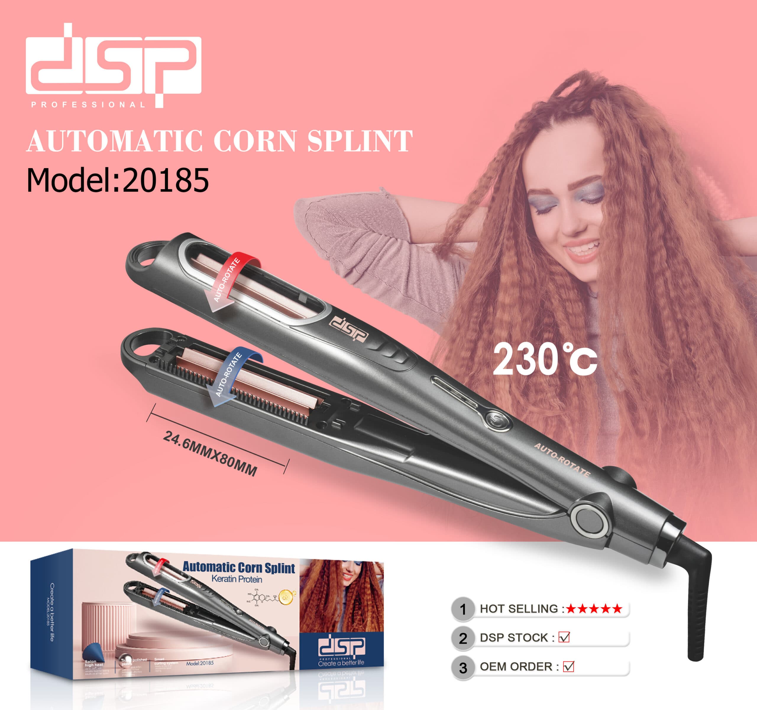 Pjaster Flokesh me Valezim 20185 48W DSP Professional