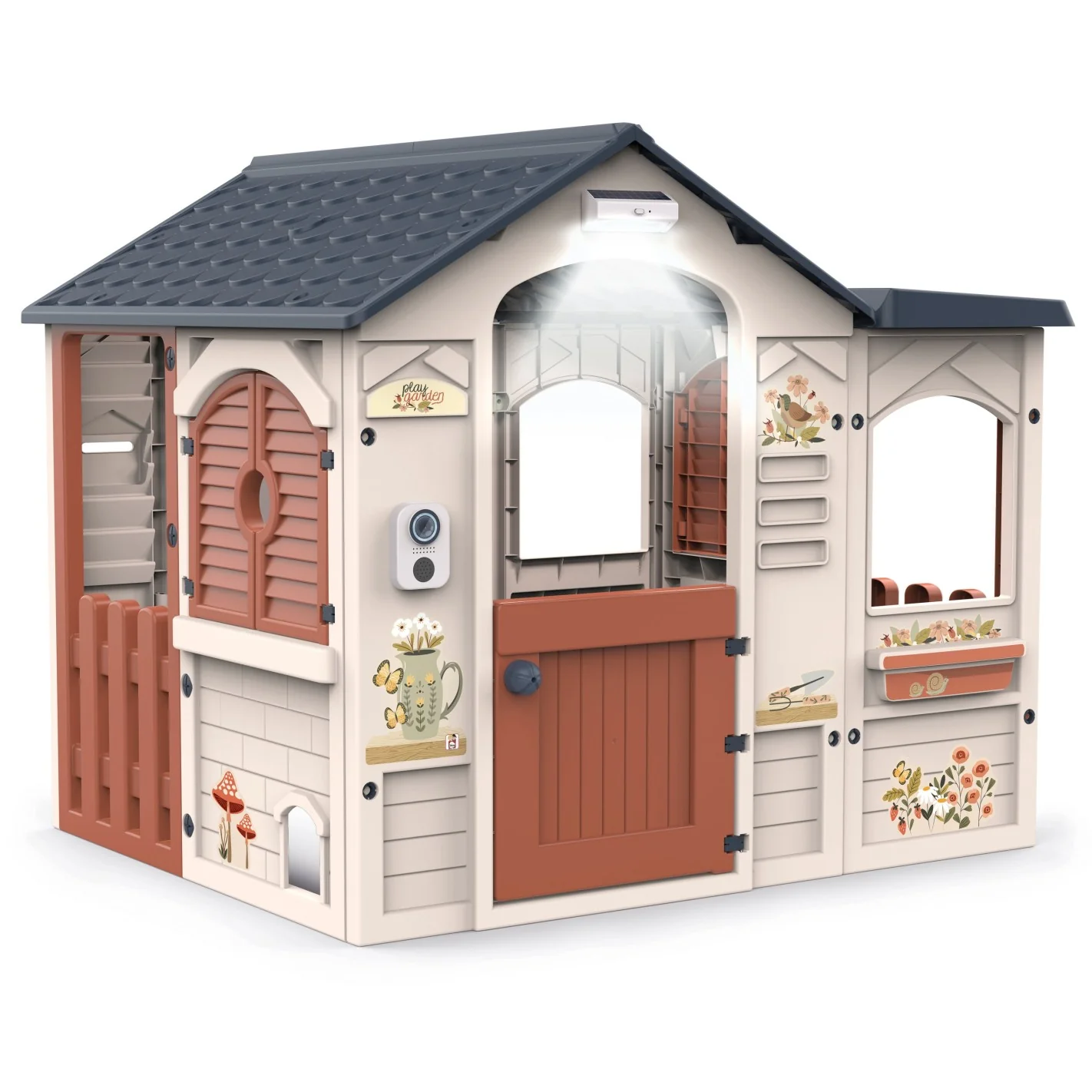 Shtëpi Lodrash Play Garden për Fëmijë | Shtëpi Plastike Premium me Dritë dhe Tinguj