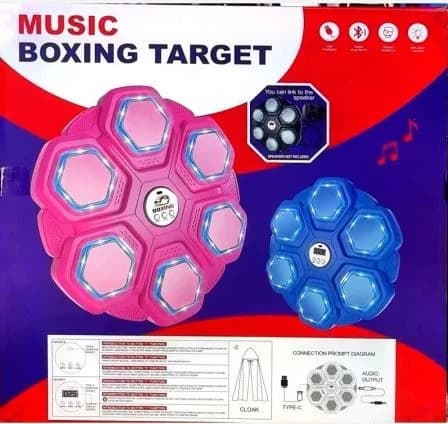 Loder Boksi Muzikor Elektronik me Bluetooth dhe Drita LED