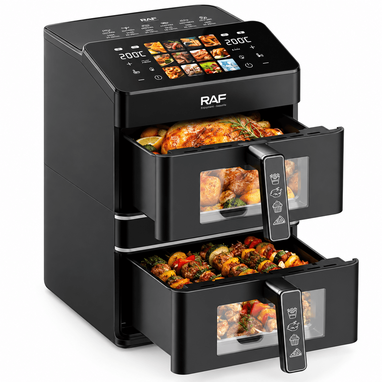 Friteze me Ajer Dyshe RAF R.5225 1400W + 1400W + 500W 6 + 6L