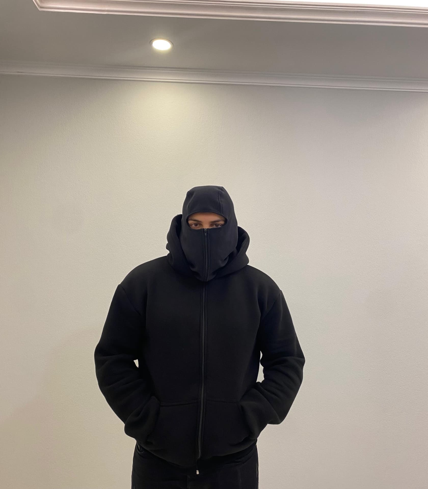 Full-Zip Double Hood Hoodie – duks me zinxhir dhe kapuç të dyfishtë
