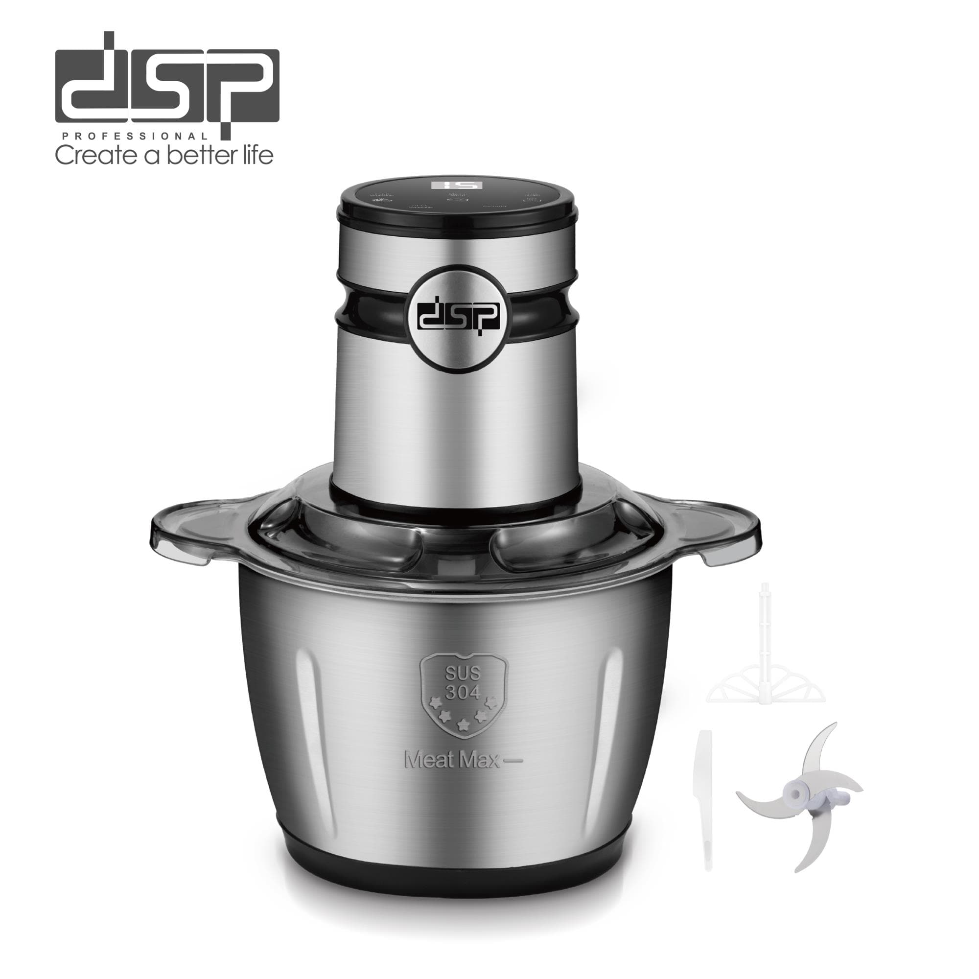 Grirese Inoksi Me Ekran LED 3L 400W KM4031 DSP Professional