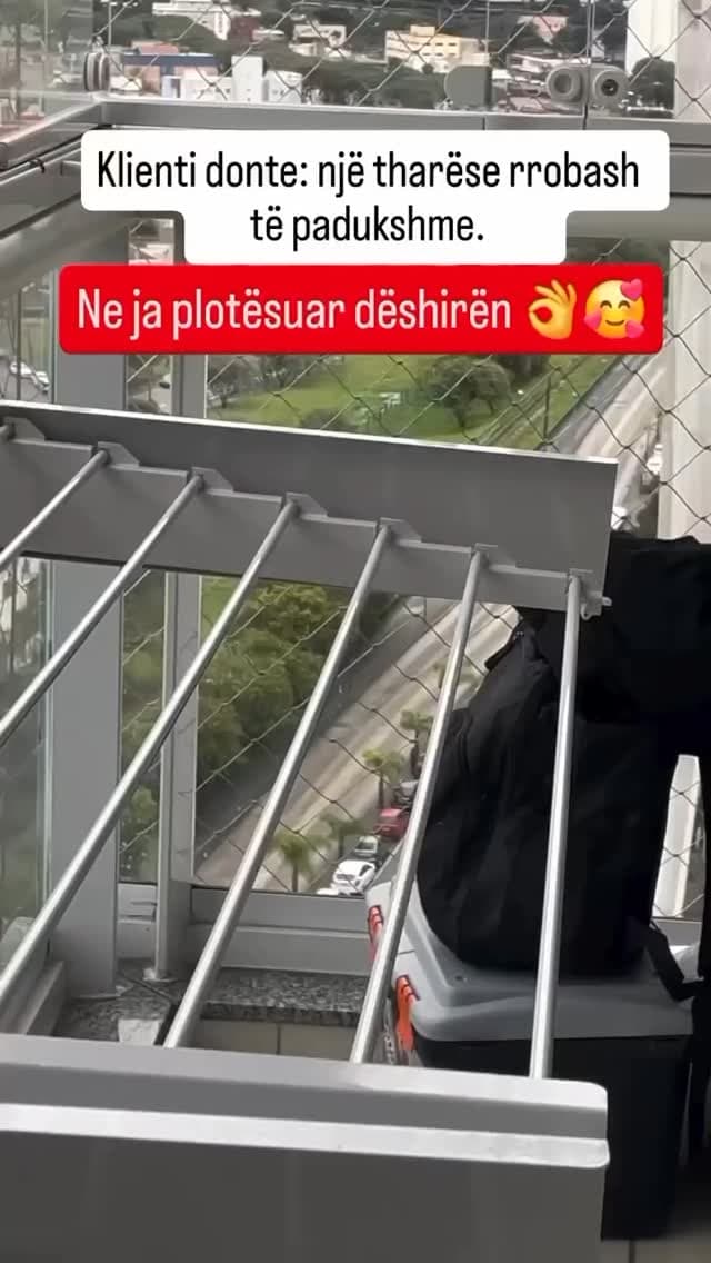 Tharëse rrobash e palosshme për mur, 80 cm