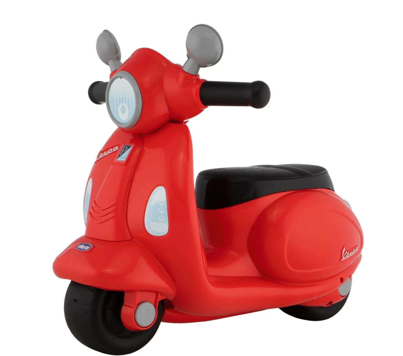 Chicco Vespa Primavera – Moto Lodër për Fëmijë 12+ Muaj, Me Tinguj, Drita & Rrota Mbështetëse