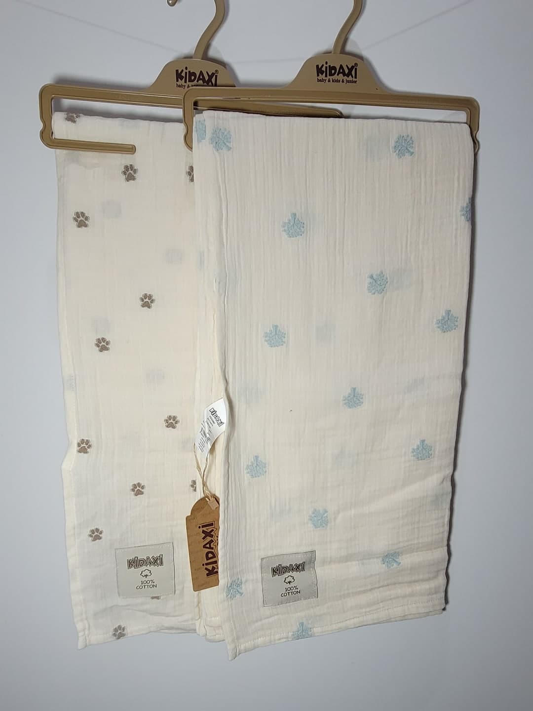 Mbulesë pambuku Kidaxi për bebe, 100 × 100 cm