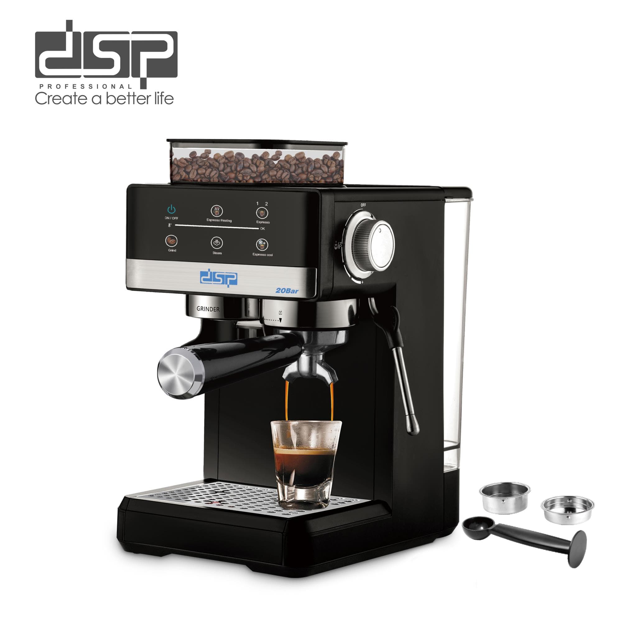 Ekspres Kafe me Mulli 20Bar 1350W KA3123 DSP Professional