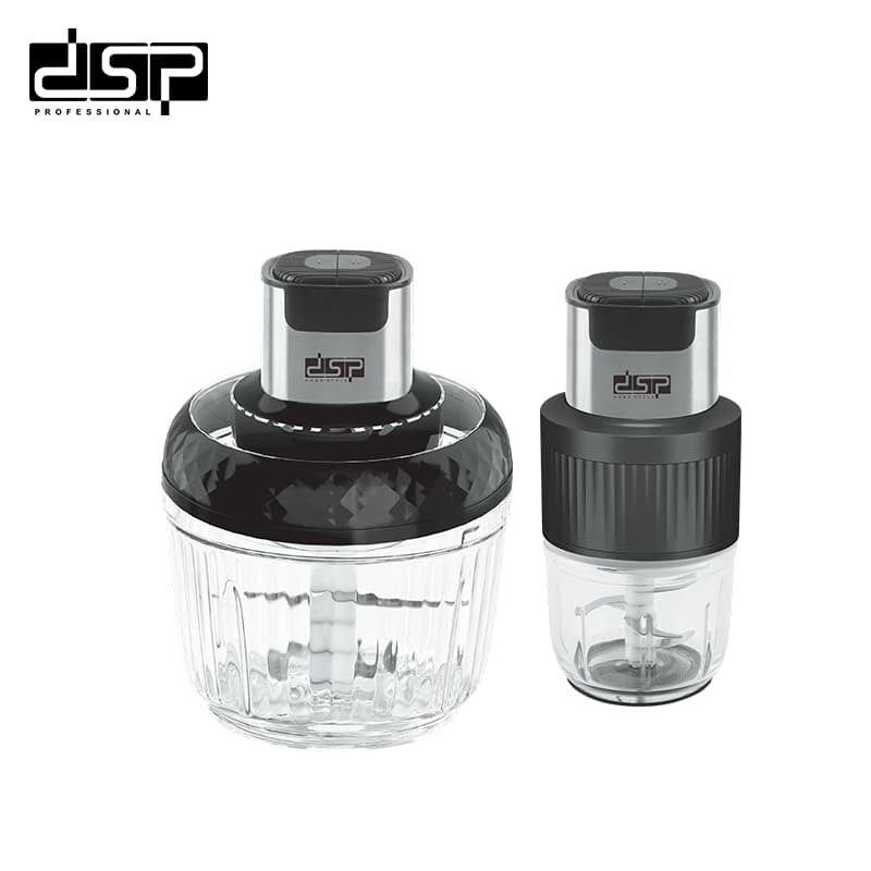 Grirëse 2-në-1 DSP KM4072U 300W me Dy Tasa Qelqi dhe Motor Bakri