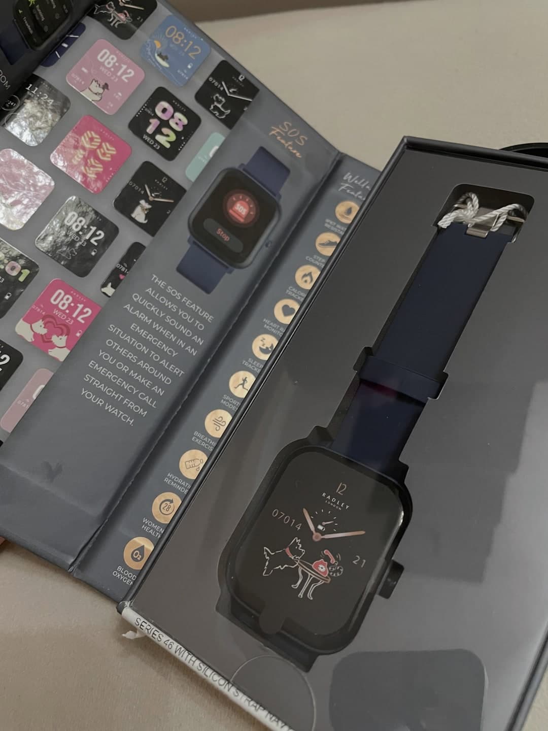 Smartwatch Radley London Series 46 me rrip silikoni