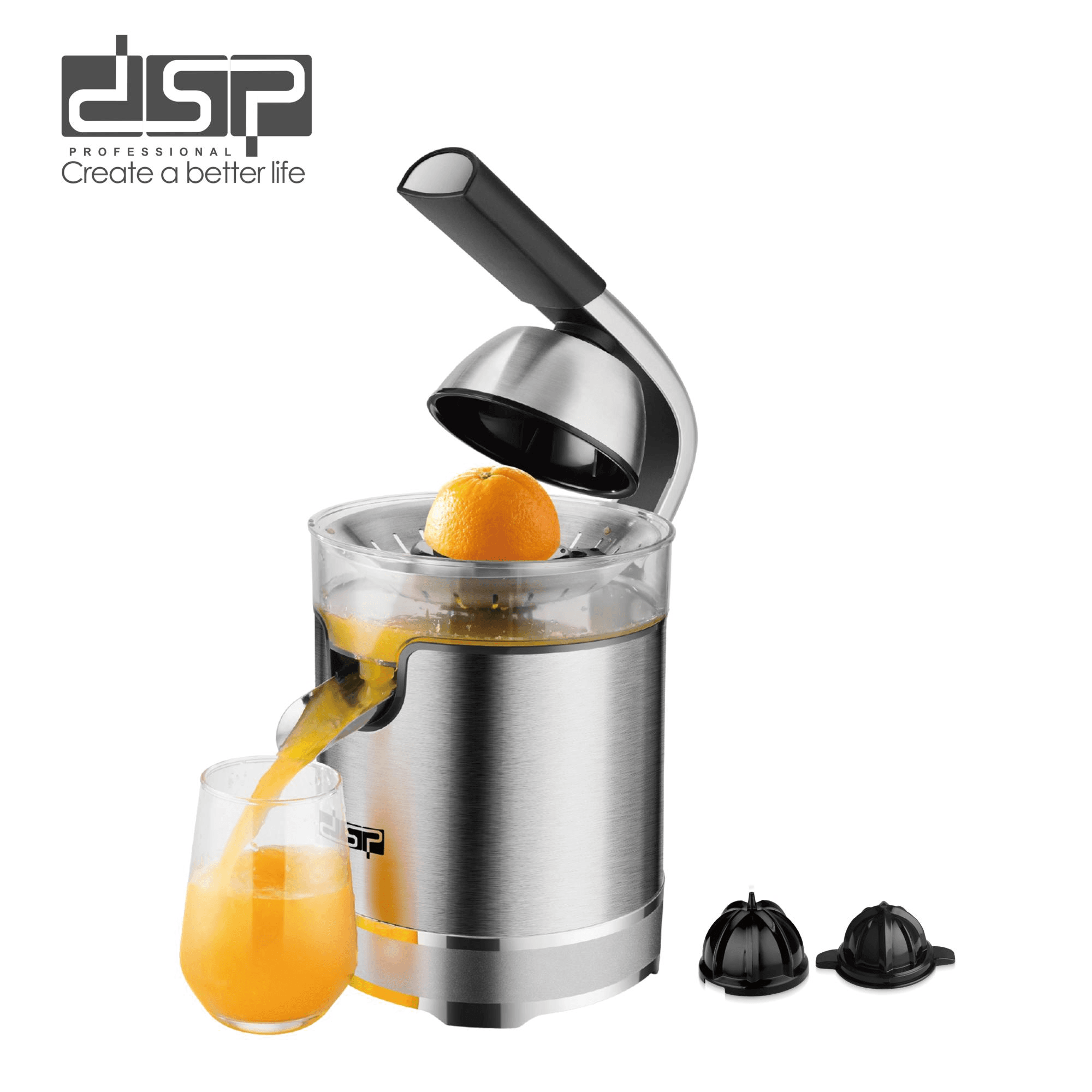 Shtrydhëse Portokalli DSP KJ1084 350W Inox