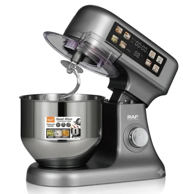 Mikser Profesional RAF Stand Mixer me Ekran Dixhital dhe Tas Inox
