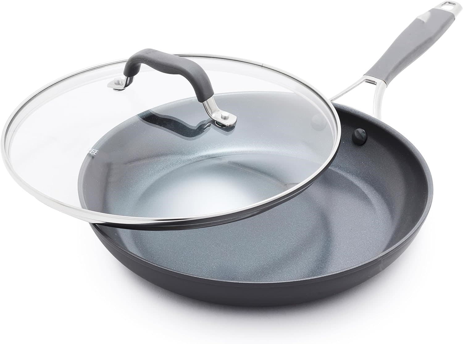 Wok Jongjites Baroly ED138100 Me Kapak Xham/Inoks 28cm