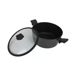 Baroly ED138104 Tenxhere Jongjitese Me Kapak Xham/Silikon 24cm